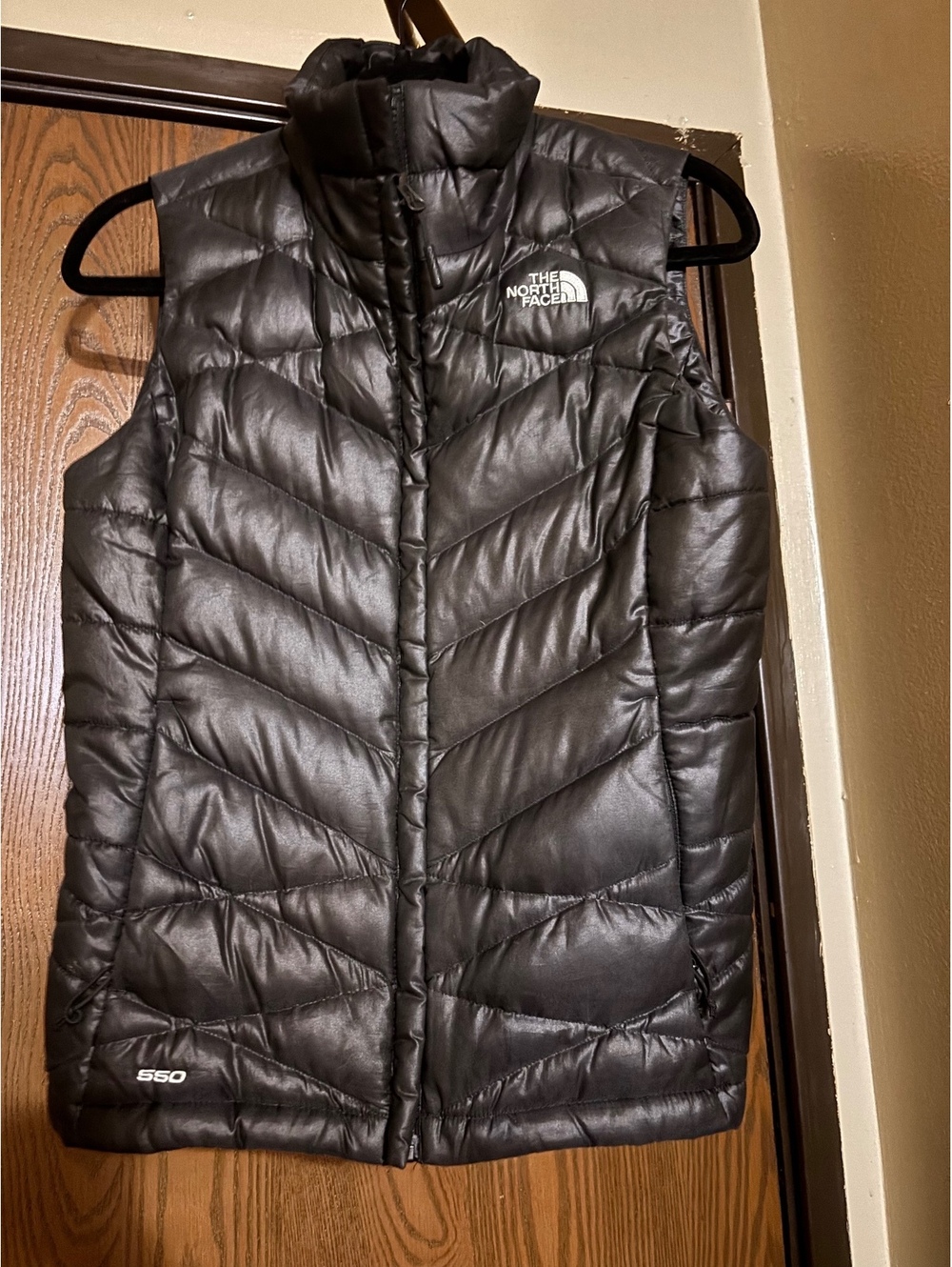 Black The North Face Down Puffer Vest- Size XS